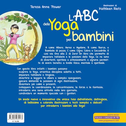L'abc Dello Yoga Per Bambini. Mi Diverto E Imparo L'alfabeto E Lo Yoga Con 60 Posizioni Belle E Fantasiose - 2