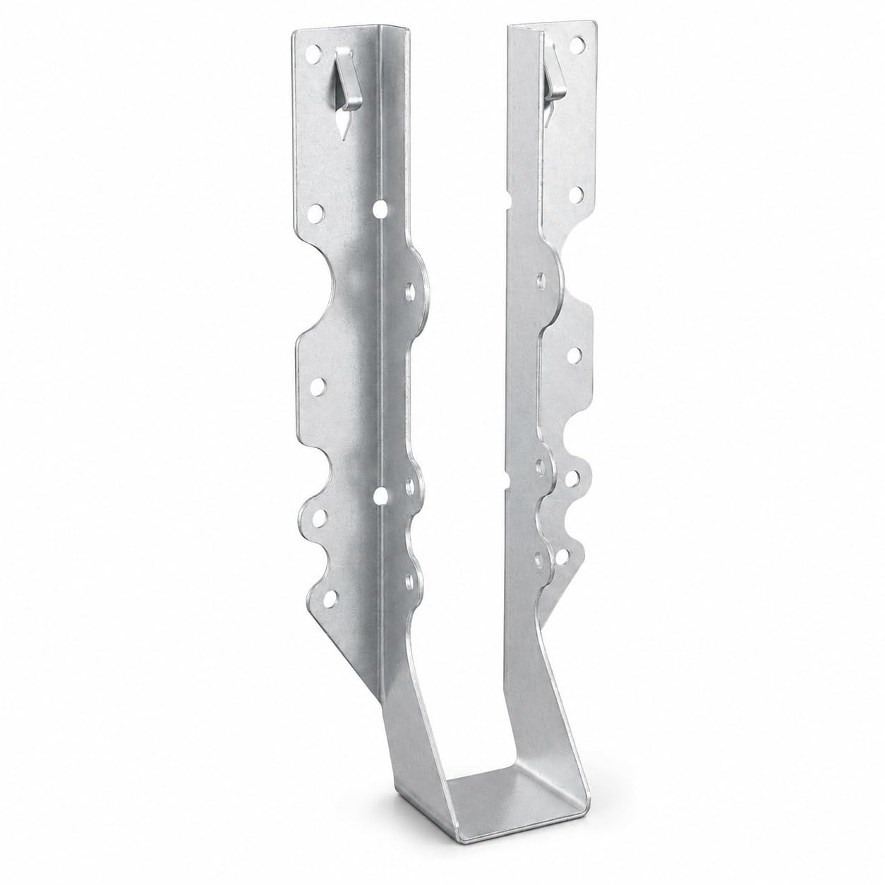 (60PC) 2‘' X 10'' Joist Hanger 18 Gauge Double Shear Face Mount Joist Hangers for Wood, Floor Deck and Ceililng Joists