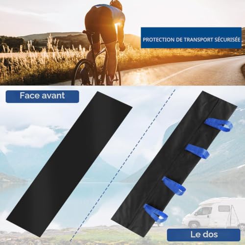ytorgr Lot de 2 Housse Velo Exterieur Etanche housses de protection pour guidon électrique Protection contre l'humidité, la poussière et la saleté Protection contre la pluie Pour guidon de vélo – vue 6