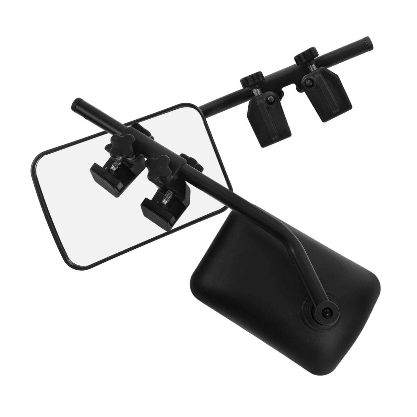 Mikikit 2 Piezas Espejo Retrovisor De Camioneta Clip Para Coche Extensiones De Espejo Retrovisor Gran Angular Para Remolque Seguro y Vehículos Recreativos Para Remolque De Camión