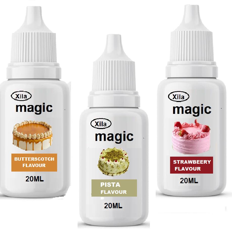 Xila Magic (Butterscitch,Pista, Strawberry) Essence icecreams shakes smoothies Flavor Liquid Food Essence (B0D8Y85BTC) Amazon Price History, Amazon Price Tracker
