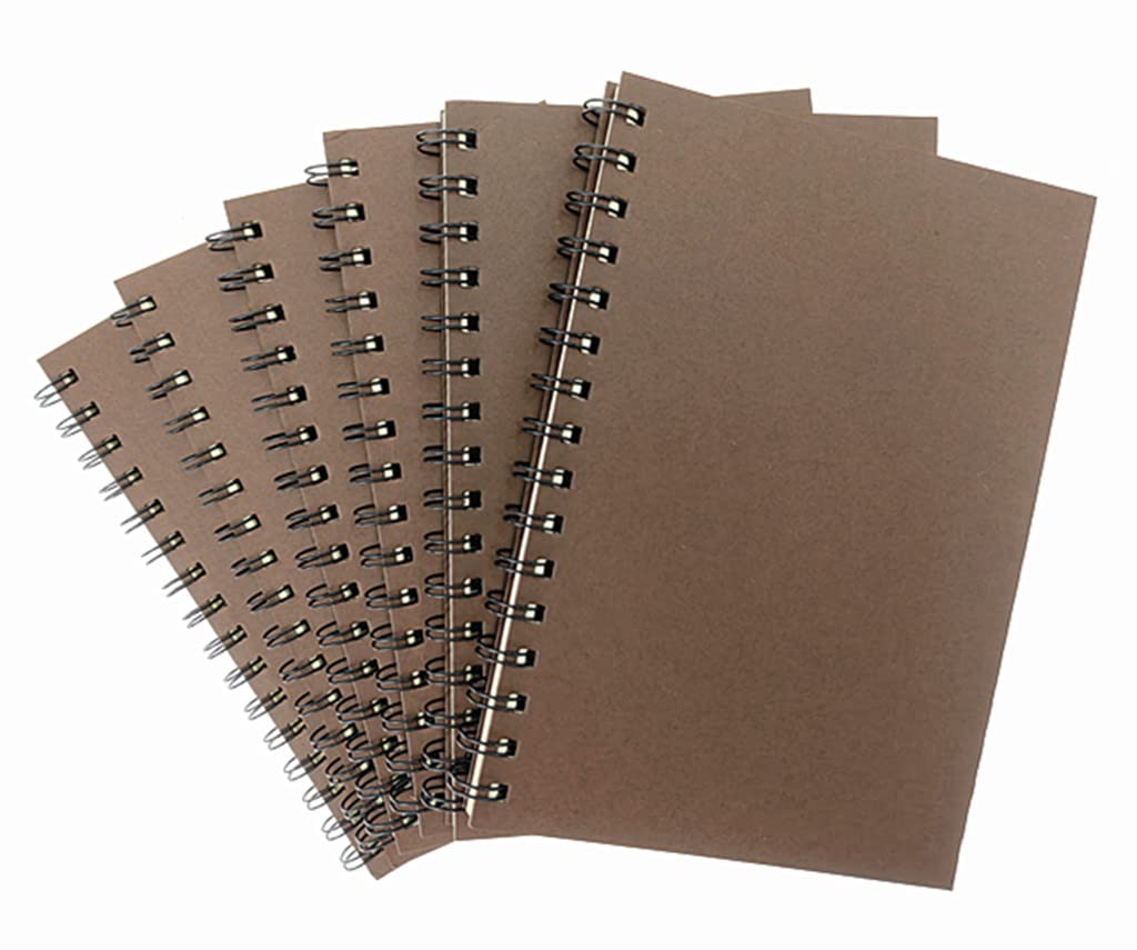 ALIMITOPIA Taccuino a spirale, a righe, carta spessa, copertina rigida, blocco note con rilegatura a spirale, per scuola, ufficio, ufficio, lavoro, carta interna spessa 100 g/m², formato A5 (20,3 x