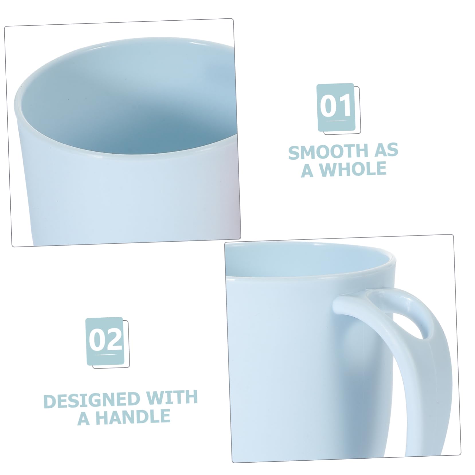 Cabilock 4 Set di Graziosi Contenitori per Spazzolini da Denti Porta Spazzolini da Bagno per Ragazzi E Ragazze Design Adorabile Riutilizzabili Materiale Sicuro 2 Pezzi * 4