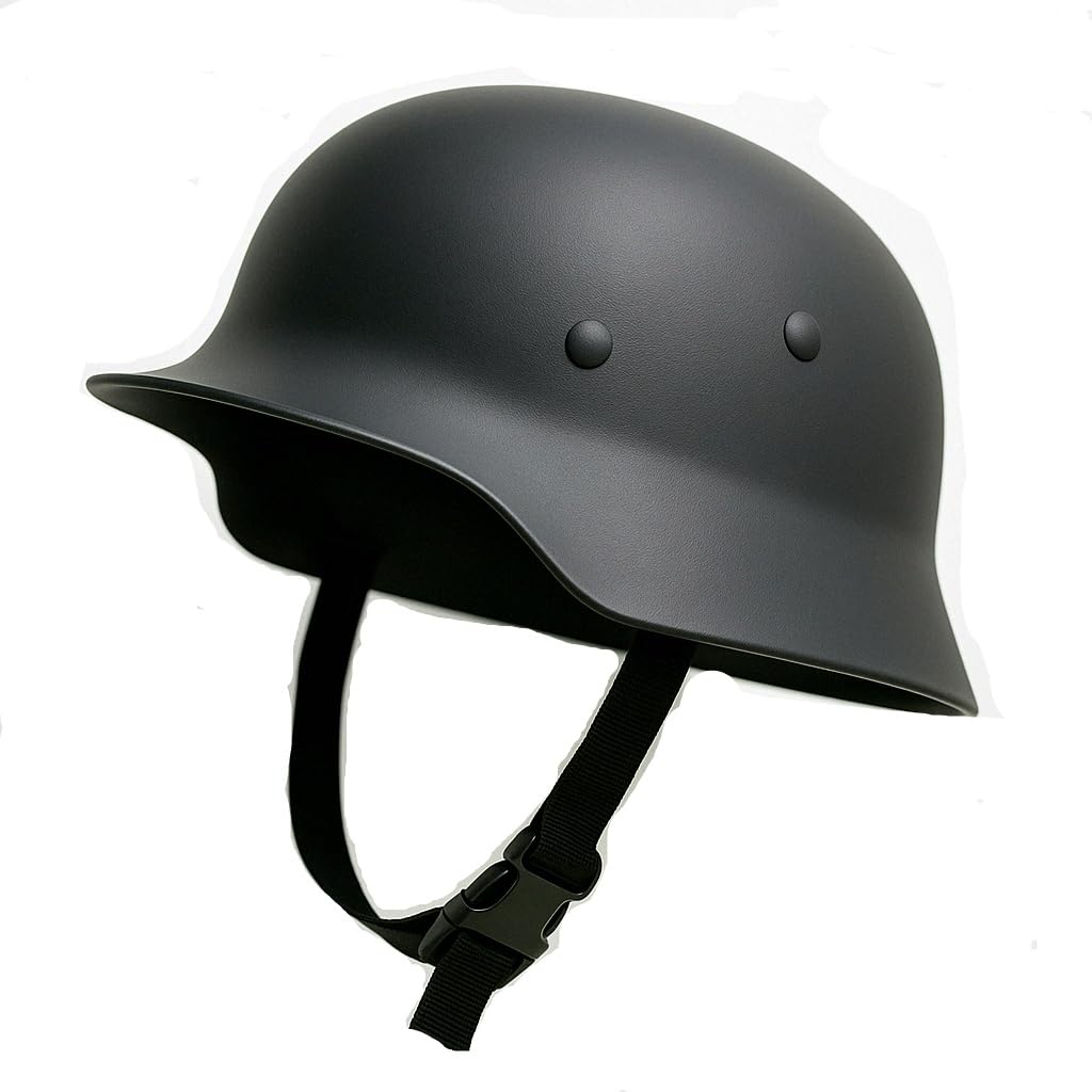 Army WW2 - Casco de plástico M40 M42, negro, estilo paracaidista de la Segunda Guerra Mundial, 50 cm