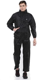WILDCRAFT Hypadry Unisex Rain Cheater Suit E Plus (41310)-Large Black Price In India