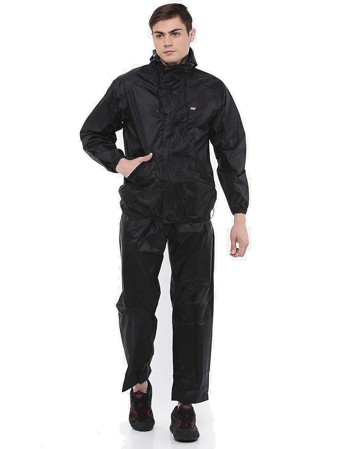Wildcraft Rain Cheater Eco Suit Black (L) Amazon.in Clothing