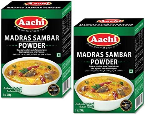 Madras Sambar Powder- 200 GMS -TWIN PACK -PACK of 2(200 GMS x 2)