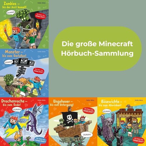 Page de couverture de Minecraft - Die große Minecraft Hörbuch-Sammlung