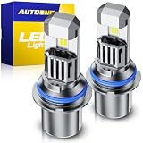 AUTOONE 9007 HB5 Bulbs, No Flicker 6500K White, 60,000LM Brightness, Easy 3 Min Plug and Play, IP68 Rated, Long Lifespan, 2 PCS
