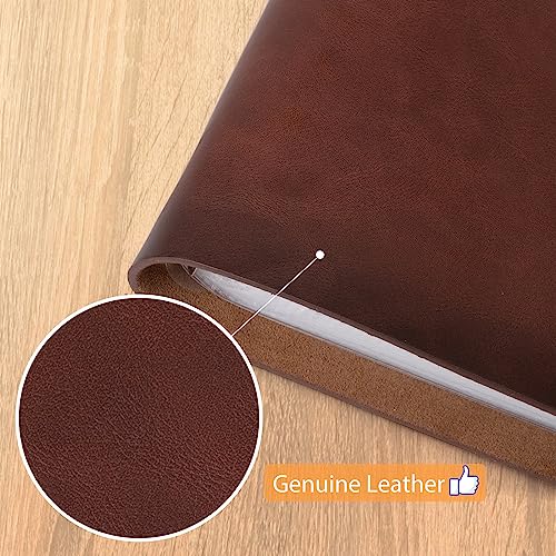 Photo Album 4X6 200 Photos，Leather Photo Albums With Writing Space With 30 Writing Paper，Travel Family Wedding Kids Graduation Ultrasound Baby Picture Album Scrapbook Photo Album Coffee #TOP3
