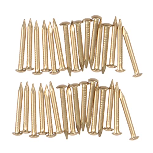 CHILDWEET 600 Pcs Clavos de Latón para Tapicería y Proyectos Decorativos miniatura 7