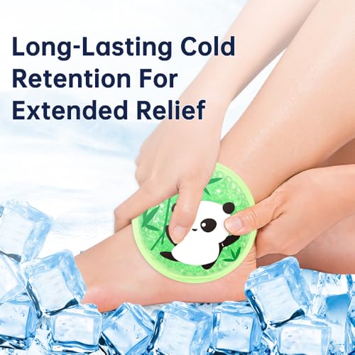 Image of Gel Ice Pack for Injuries 2 Packs Cute Reusable Hot Cold Gel Packs