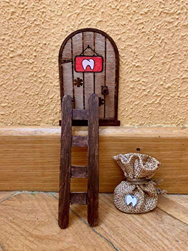 Puerta Ratón Pérez mágica. Regalo original niño niña Ratoncito Pérez. Hecho a...