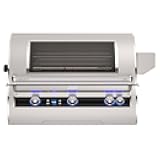 Fire Magic E790i Echelon Diamond Built-In Gas Grill, Natural Gas, Add Window, Digital Thermometer, All Conventional Burner (E790I-9E1N-W)