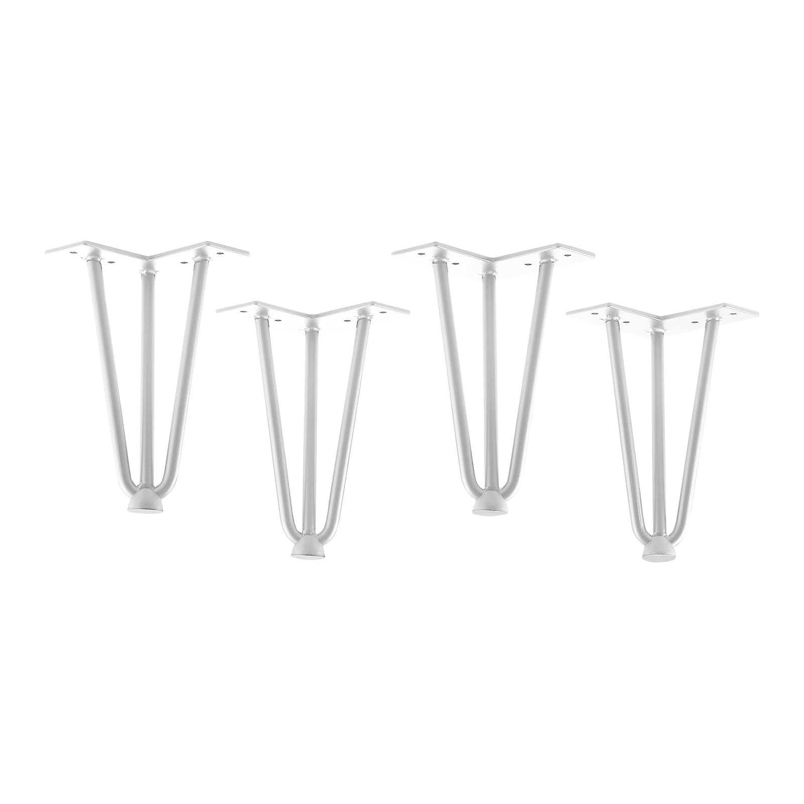 Patas de horquilla estables de 3 travesaños SOTECH en color blanco para muebles de salón