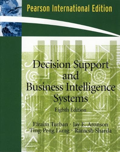 Decision Support and Business Intelligence Systems: International ...