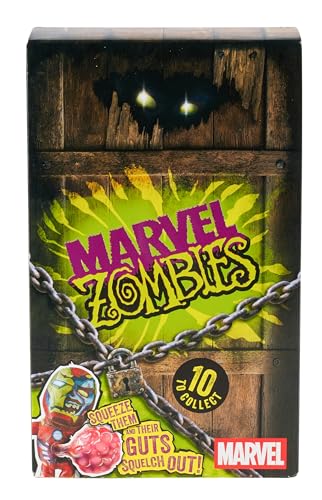 Marvel Zombies - Personaggi da collezione Blindbox - 1 personaggio selezione casuale di 9 personaggi, mini personaggi da collezionare e scambiare, scatola a sorpresa, articolo per fan per bambini e