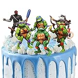 ✿【Regalo perfecto】 Las clásicas tortugas antiguas se hicieron en base a la popular caricatura "Tortugas Ninja mutantes adolescentes". Grandes regalos de minifiguras para niños, niñas, fiestas, regalos de cumpleaños, regalos de Navidad. ¡Gran regalo de Navidad para niños y fanáticos!