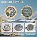 LParkin 1 Year Sobriety Coin, Tree of Life Recovery Coin, AA Recovery Medallion, Anniversary Token Sobriety Gifts, Alcoholics Anonymous Medallion