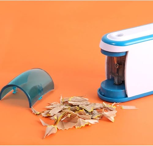 Miniatura 3 de JITEM Sacapuntas a pilas - Sacapuntas con pilas pequeñas, sacapuntas automático portátil para lápices No. 2 y de colores, lápices de maquillaje de