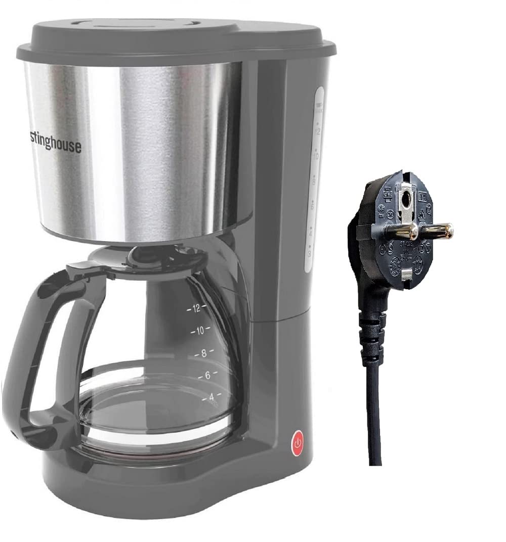 Westinghouse 220-volts Coffee Maker 10-12 cups with Permanent Filter- Hot Plate And Programmable Timer (Not For Use In USA)