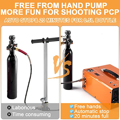 Orcair Auto Shut Off PCP Air Compressor 12V&110V Dual Application