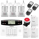 SISTEMA DE ALARMA GSM / PTSN: El sistema de alarma de seguridad para el hogar KERUI G2 admite PSTN y tarjetas SIM (servicio 2G) que se puede aplicar en todo el mundo. Admite tarjetas SIM estándar de Orange, Movistar, Vodafone. Cuando se activa la alarma, se puede convertir para usar la tarjeta SIM para marcar automáticamente hasta 6 números de alarma predefinidos y 6 números de SMS de ayuda. (Nota: ¡Antes de insertar la tarjeta, asegúrese de que el PIN code de la tarjeta SIM esté desactivado!)