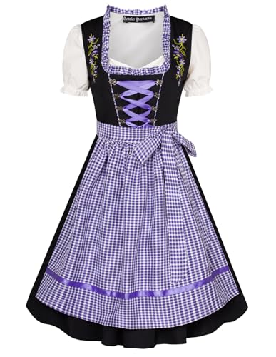 Costume Dirndl femme Scarlet Darkness robe de qualité Oktoberfest