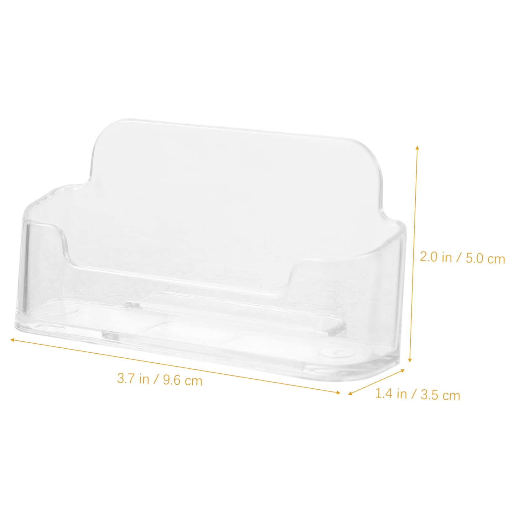 NUOBESTY 4 Juegos Tarjetero Transparente Tarjetero Tarjetas Visita Tarjetero Para Tarjetas De Visita Mesa Porta Tarjetas Carpeta De Tarjetas Pararse Base De La Tarjeta 、pc 4 Uds * 4