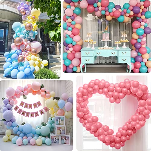 100Pcs Light Pink Balloon Garland Arch Kit, 5”10”12”18” Baby Pink Latex Balloons For Party Decorations, College Graduation, Baby Shower Birthday For Toddler Girls, Wedding, Engagement, Opening Event #TOP3