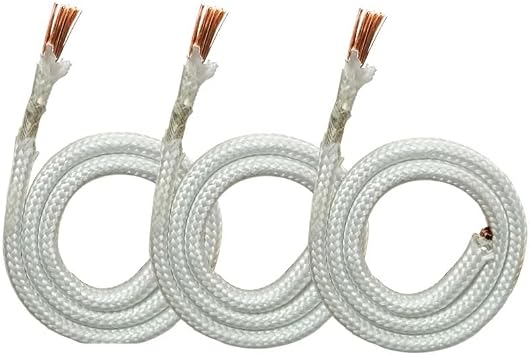 10M high Temperature Resistant 500C mica Braided Wire Single core Pure Copper 20/18/17/15/13/11AWG 25/35/50/70mm Fireproof Wire13AWG 2.5mm