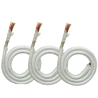 High Temperature Resistant 500C mica Braided Wire Single core Pure Copper 20/18/17/15/13/11/9AWG 16/25/35/50/70mm Fireproof Wire15 AWG 1.5mm