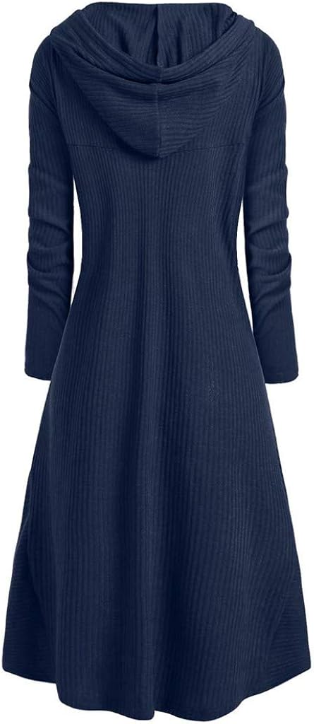 Miniatura 2 de Vestido gótico negro para mujer, vestido con capucha para mujer, talla grande, ropa gótica steampunk, vestidos con capucha