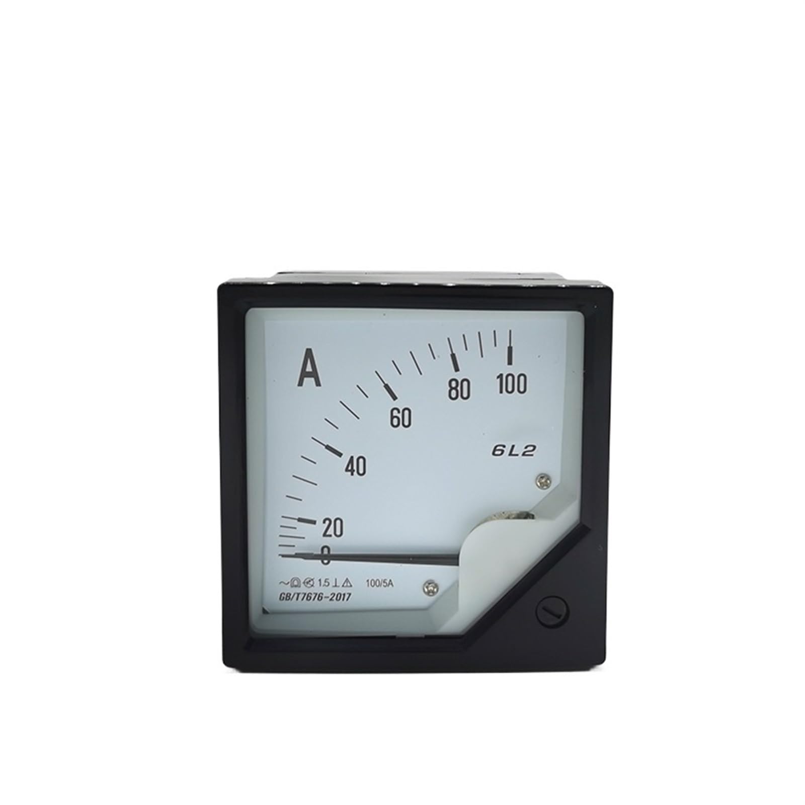 Ampèremètre analogique AC 0-100A 6L2 cadran carré de précision 80x80mm - 5