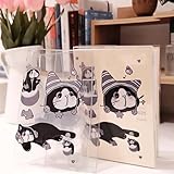 a5stalogy .Black cat a5 Clear Cover A5midori 5.6 x 8.4inces
