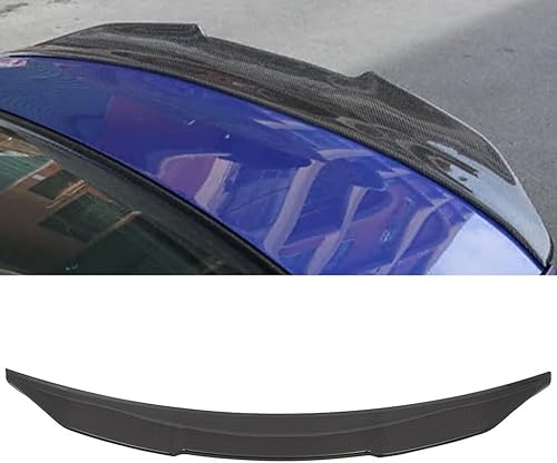 Miniatura 9 de SCITOO Alerón de alerón de ventana trasera de fibra de carbono para BMW G20 Serie 3 Sedán negro brillante alerón trasero para maletero 2019-2021