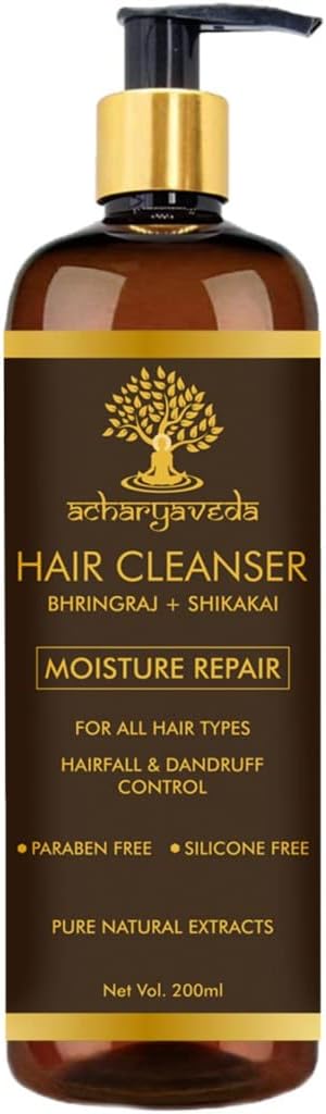 ACHARYAVEDA HAIR CLEANSER Bhringaraj & Shikakai (Shampoo) (200ml, ACHARYAVEDA HAIR CLEANSER)