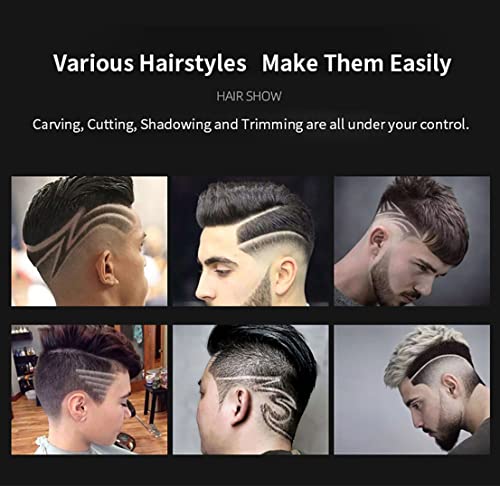 You Future Professional Hair Clippers For Men + T-Blade Trimmer Kit,Zero Gapped Cordless Trimmers,Low Noise Electric Grooming Kit With Led Display (White) #TOP5