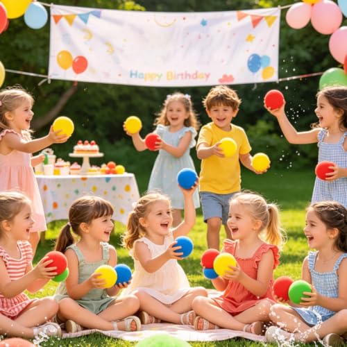 Bolas splash de agua reutilizables para evitar recoger globos rotos 7