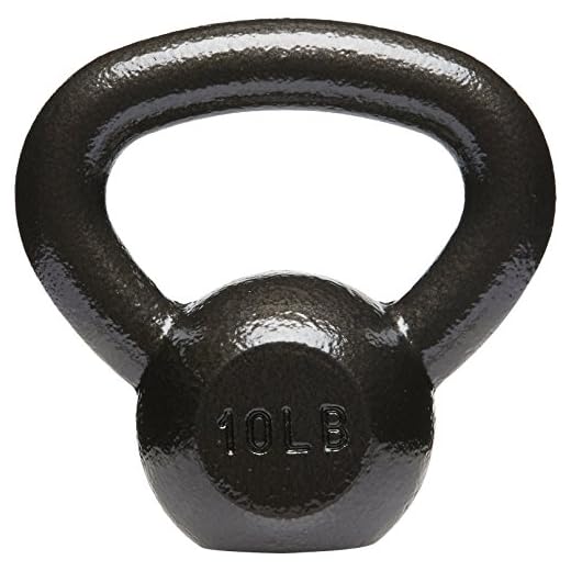 10lb Amazon Basics Cast Iron Kettlebell
