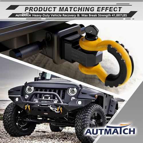 image for AUTMATCH D Ring Shackle 3/4
