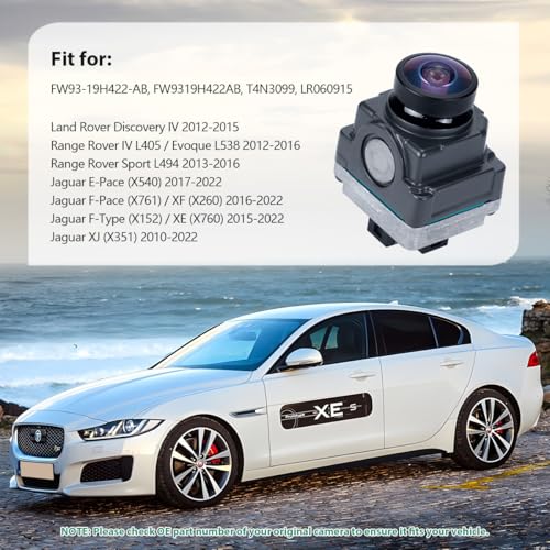 Image of FW93-19H422-AB Front Backup Rear OE Camera Replacement for Land Rover Discovery IV 2012-2015, Jaguar E-Pace (X540) 2017-2022 & Jaguar XE (X760) 2015-2022 by GreenYi