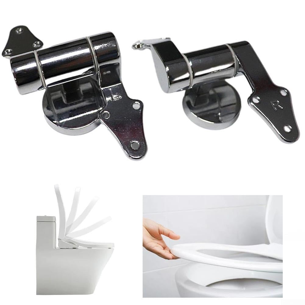 WC-Sitz Scharnierabdeckung 60mm Weiß - 10 Stück Kunststoff Abdeckkappen Für Badezimmer