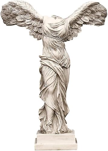 Estatuas de dios griegos, esculturas de figura de diosa Victoria, aladas romanas, Samotracia, adornos de escritorio para decoración del hogar,
