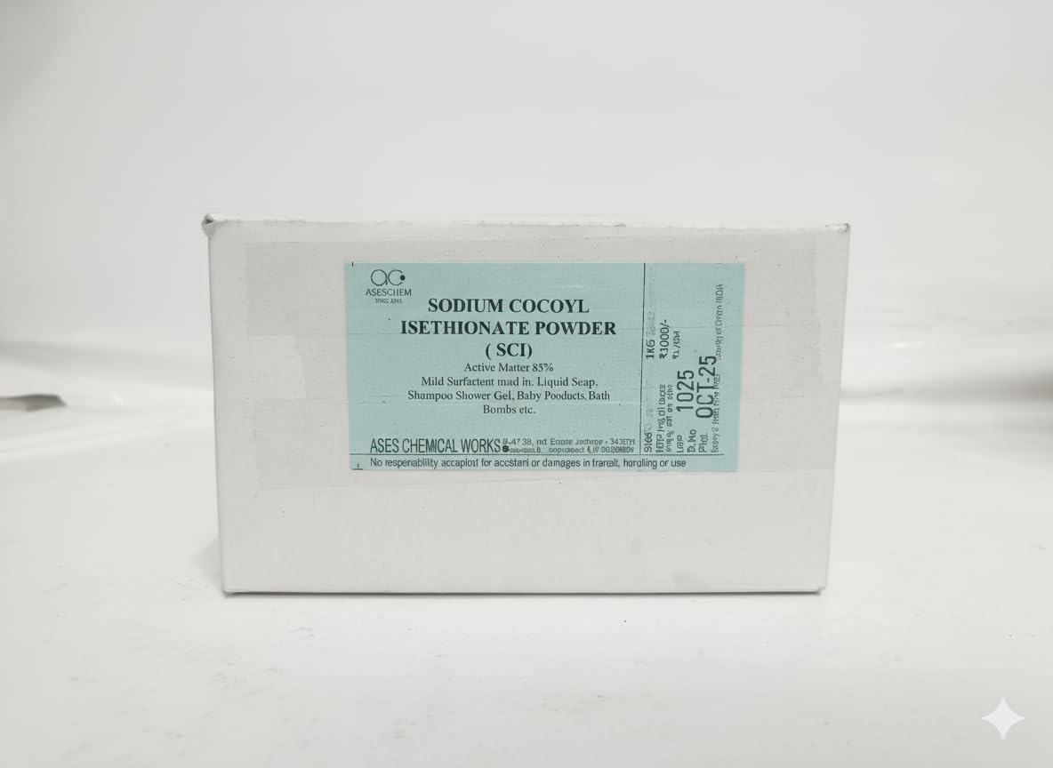SCI Powder SODIUM COCOYL ISETHIONATE Commonly known as Baby Foam For DIY cosmetics Raw material for mild shampoos, Baby foam, shampoos, face wash, body wash,Soap-image-30