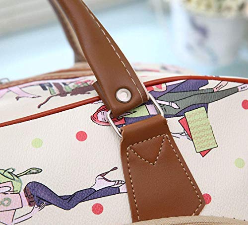 PU-leer, weekendtas, waterbestendig, sporttas, vintage, lief reistas voor dames, sporttas, stijlvolle sporttas - Image 7