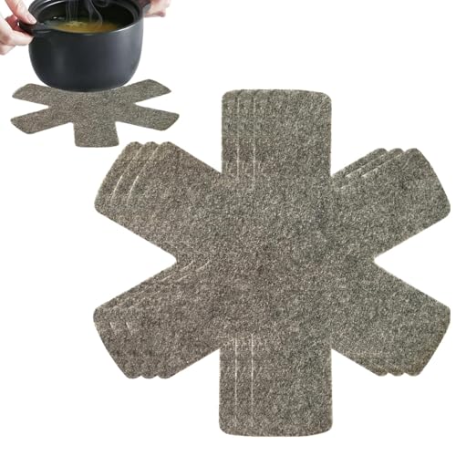 Posavasos decorativos para bebidas con posavasos, fieltro de poliéster, alfombrilla de separación resistente al calor para utensilios de cocina, posavasos: