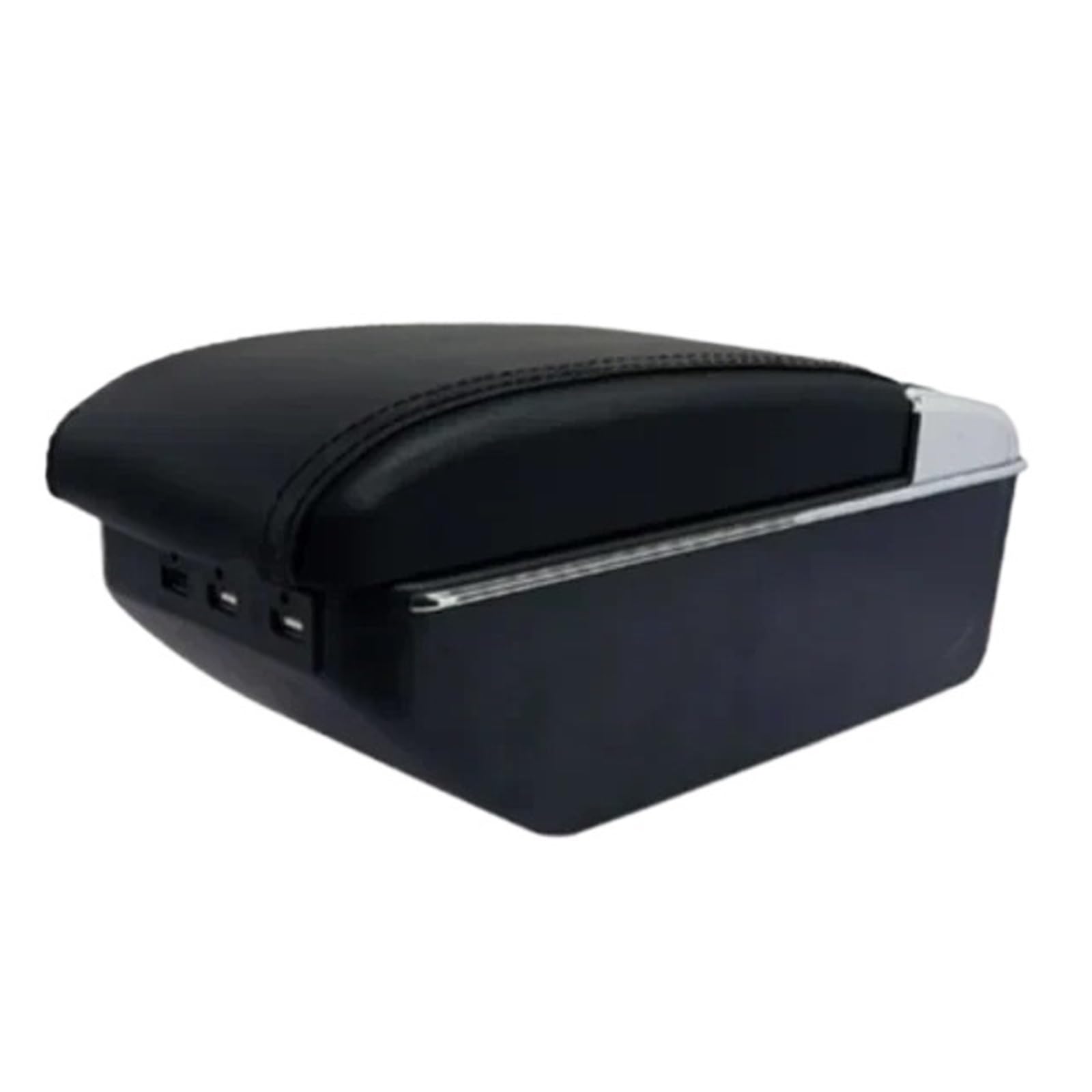 UMDJJU For VW For Bora For Golf 4 2012-2020 Armrest Box Modification Accessories Car Centre Console Armrest Box(C1 Black black line)