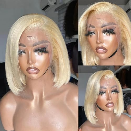 Munx 13x6 Deep Part Blonde Bob Lace Wigs for Black