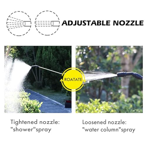 Djsunpacking Portable Pump Pressure Garden Sprayer With Pressure Relief Valve And Adjustable Shoulder Strap In Lawn, Yard, Weed(1.3 Gallon, Blue) #TOP2